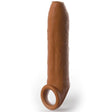 Pipedreams - Ärmel Uncut 17,78 cm mit Riemen Karamell