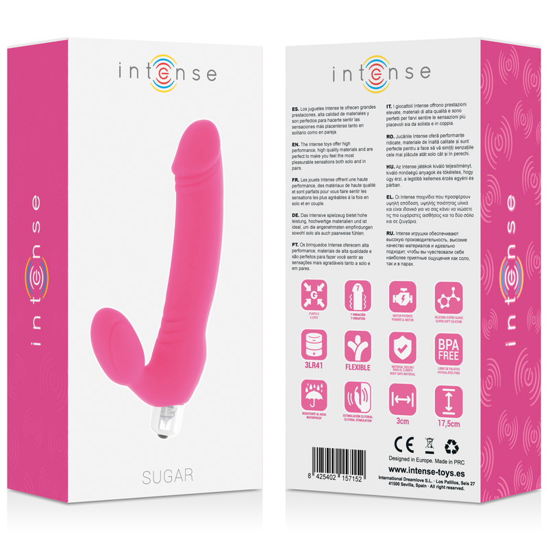 Intense - Zucker, Sieben Geschwindigkeiten, Silikon Fushsia