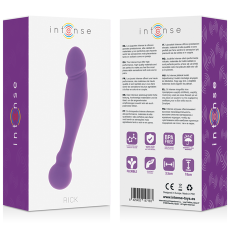 Dildo Silikon Rick Dualflieder 3,5 x 18 cm.5