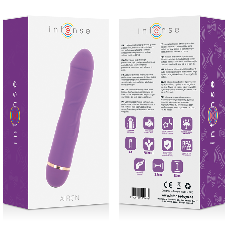 Intense - Airon 20 Geschwindigkeiten Silikon Lila