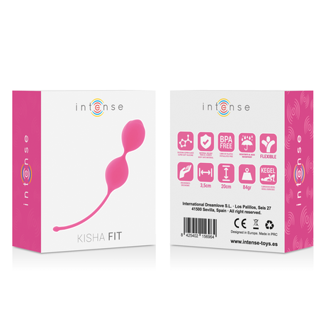 Vibrator Kisha Fit Silikon Kegel Fuchsia 3,5 x 20 cm.2