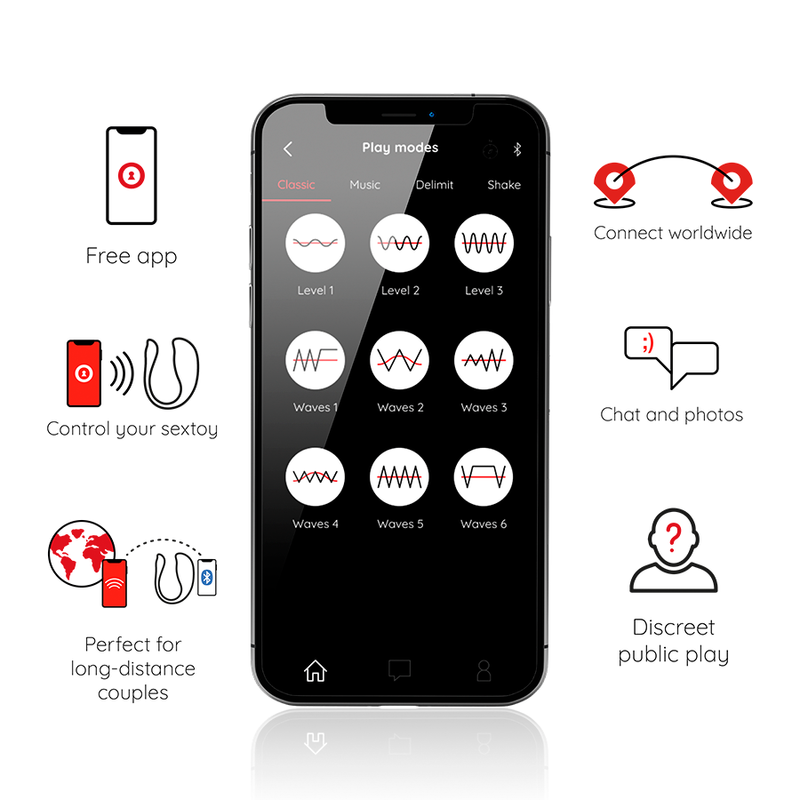 Oninder - Nairobi Vibrierendes Ei Schwarz - Kostenlose App