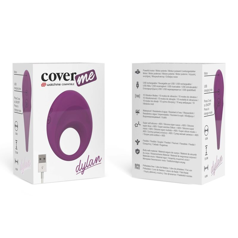 Coverme - Dylan Wiederaufladbarer Ring + Watchme-Fernbedienung