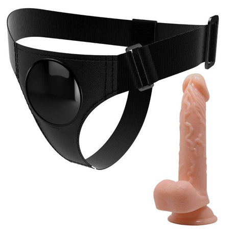 Strap-on Harness-Hose Universal-Harness mit Kevin Natural 19 cm.3