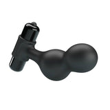 Mr Play - Schwarzer Silikon-Vibrator-Analstecker