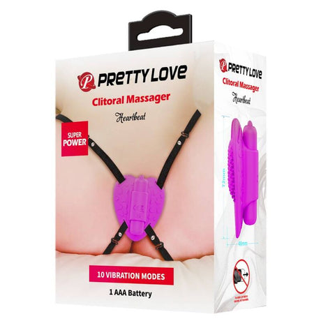 Vibrator Heartbeat Clitoris 10 Vibrationsmodi Lila.8