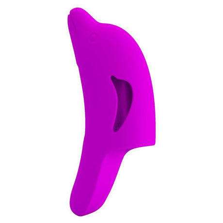 Vibrator Delphini Leistungsstarker Lila Fingerstimulator.1