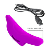 Pretty Love - Delphini Leistungsstarker Lila Fingerstimulator