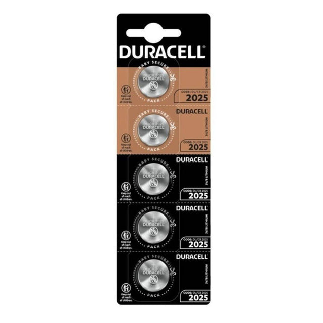 Duracell - Knopfbatterie Litio Cr2025 3v 5 Einheit