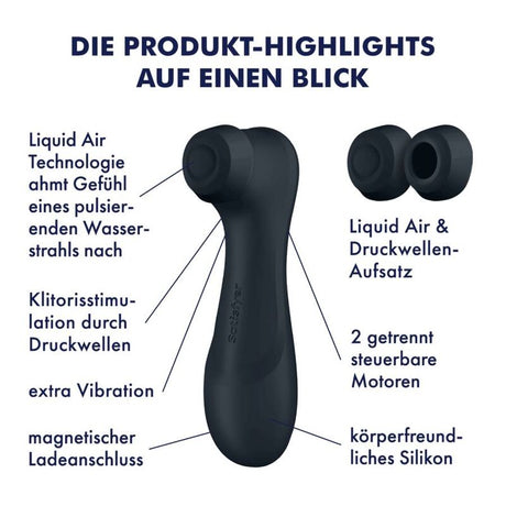 Vibrator Pro 2 Generation 3 Liquid Air Technology Schwarz.6