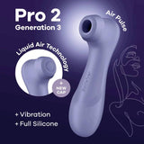Satisfyer - Pro 2 Generation 3 Liquid Air Technology Lila