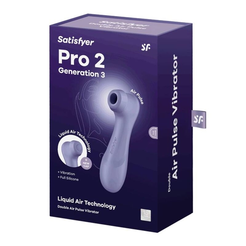 Satisfyer - Pro 2 Generation 3 Liquid Air Technology Lila