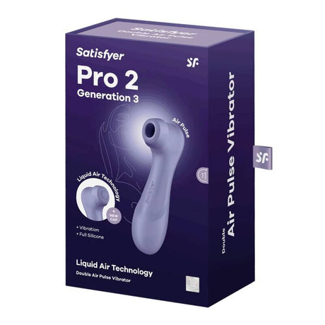 Vibrator Pro 2 Generation 3 Liquid Air Technology Lila.5