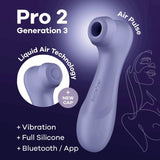 Satisfyer - Pro 2 Generation 3 Lilac Bluetooth & App