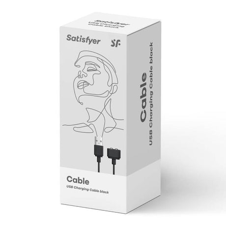 Satisfyer - Ladekabel Schwarz
