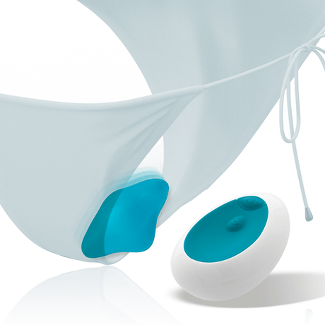 Vibrator Samantha Pantie Fernbedienung Blau.1
