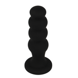Black&Silver - Scott Premium Silikon Analplug Schwarz