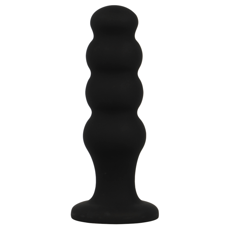 Black&Silver - Scott Premium Silikon Analplug Schwarz
