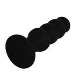 Black&Silver - Scott Premium Silikon Analplug Schwarz