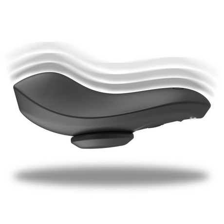 Black&Silver - Preston Wiederaufladbarer Silikon-Vibrator-Pantie Schwarz