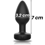 Ibiza - Anal-Stecker mit Fernbedienung, Grösse M
