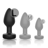 Ibiza - Anal-Stecker mit Fernbedienung, Grösse L