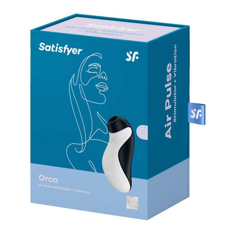 Vibrator Orca Air Pulse Stimulator + Vibration Schwarz 11,5 x 5,6 cm.5