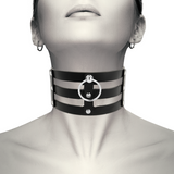 Coquette Chic Desire - Veganes Leder-Halsband im Fetisch-Stil
