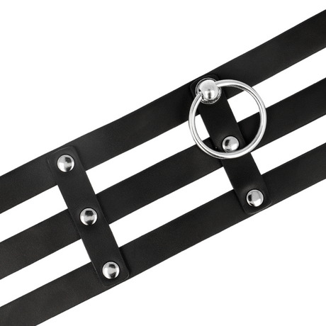 Halsband Chic Desire - Veganes Leder- im Fetisch-Stil.4