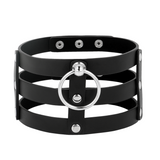 Coquette Chic Desire - Veganes Leder-Halsband im Fetisch-Stil