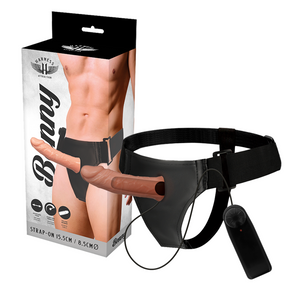 Harness Attraction - Rnes Hollow Benny mit Vibrator 15 cm-x-4.5 cm