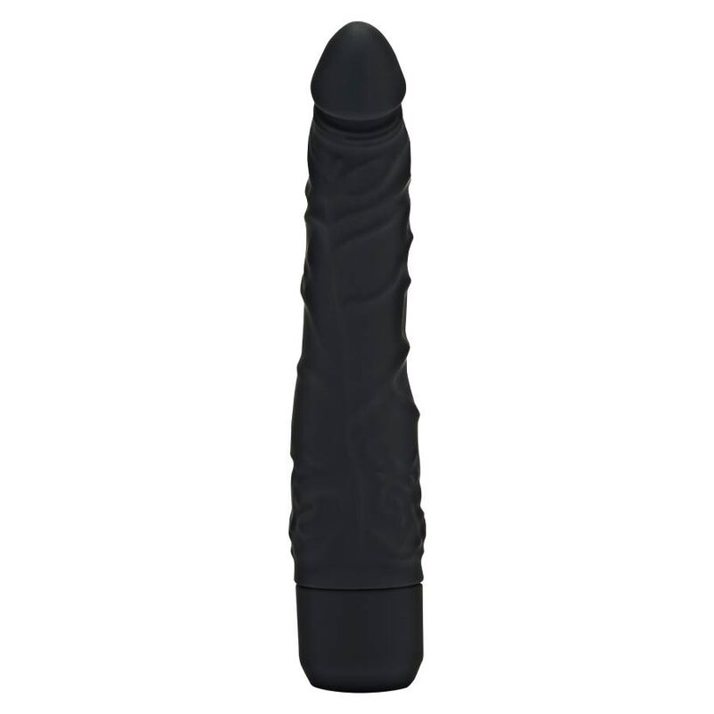 Get Real - Klassischer Schlanker Vibrator Schwarz