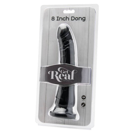 Realistischer Dildo Dong Schwarz 20,5 x 4 cm.1