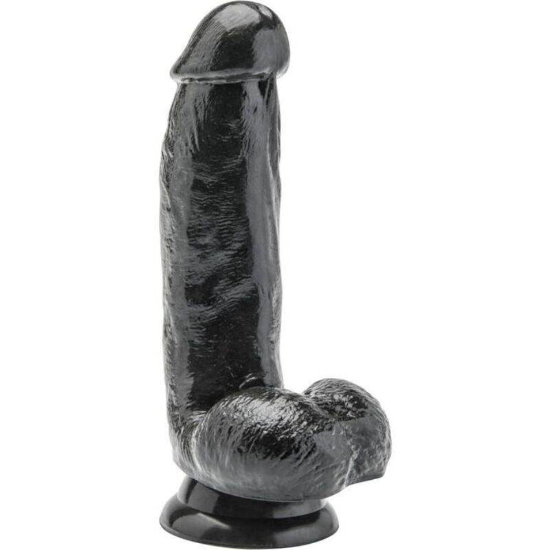 Get Real - Dildo 12 cm mit Kugeln Schwarz