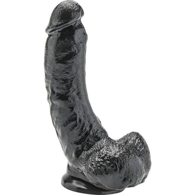 Get Real - Dildo 20,5 cm mit Kugeln Schwarz