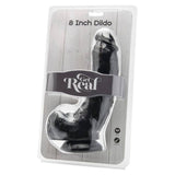 Get Real - Dildo 20,5 cm mit Kugeln Schwarz