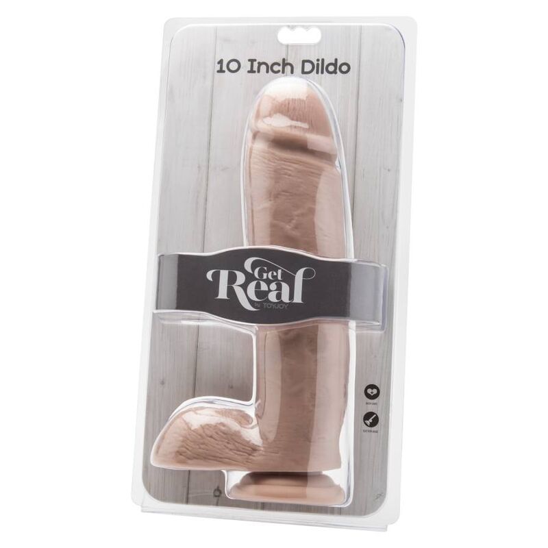 Get Real - Dildo 25,5 cm mit Holenhaut