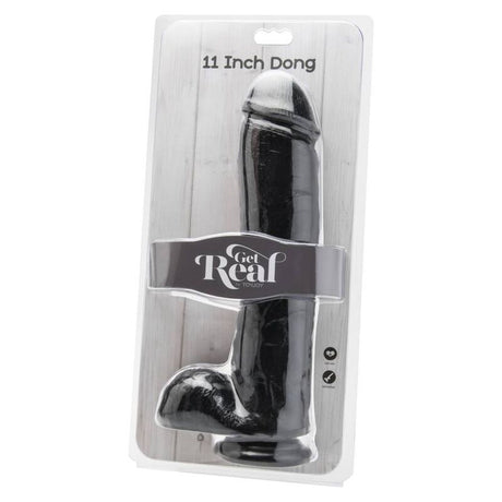 Realistischer Dildo mit Schwarzen Eieren.1