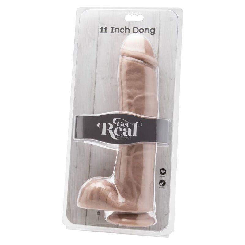 Get Real - Dildo 28 cm mit Holenhaut