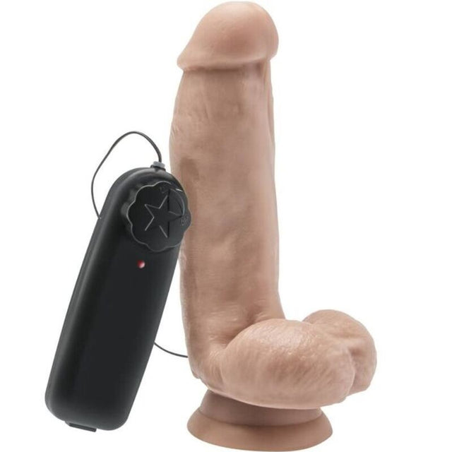 Get Real - Dildo 12 cm mit Kugeln Vibrator Haut