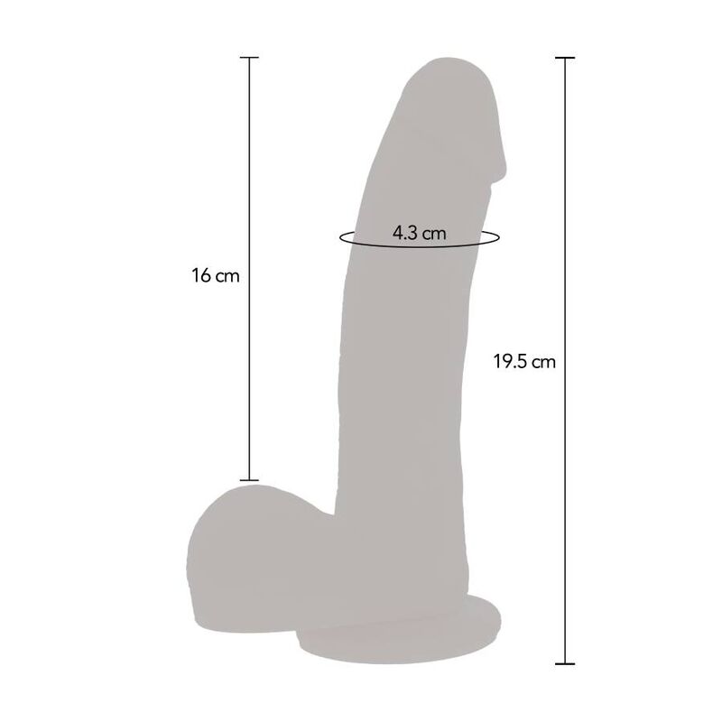 Get Real - Magnetischer Pulse Vertrauende Dildo-Haut