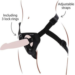 Get Real - Strap-On-Gurt Schwarz
