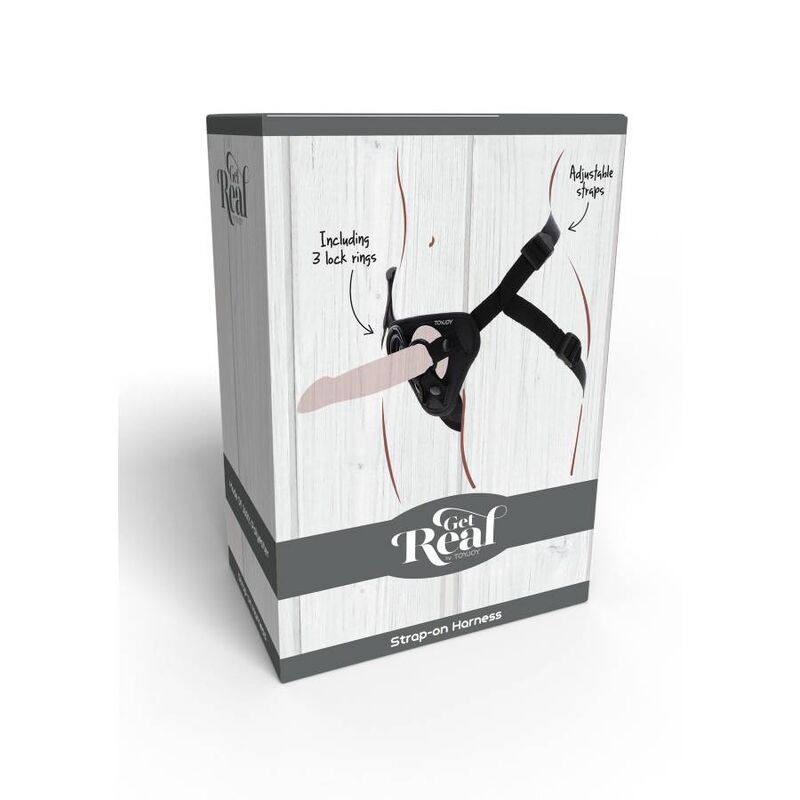 Get Real - Strap-On-Gurt Schwarz