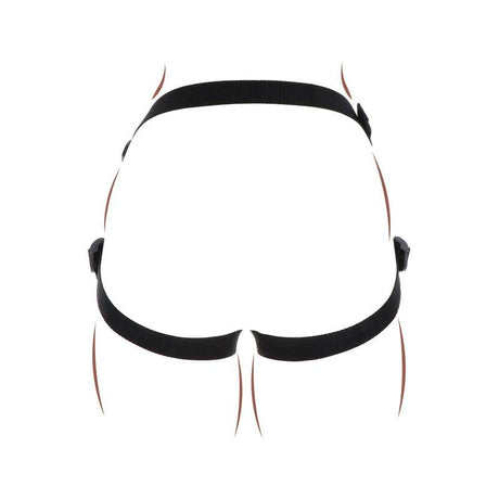 Get Real - Strap-On-Gurt Schwarz