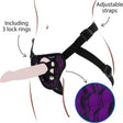 Get Real - Strap-On-Spitzengeschirr Lila