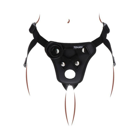 Get Real - Strap-On-Vergnügungsgeschirr Schwarz