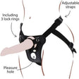 Strap-on Vergnügungsgeschirr Schwarz