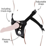 Get Real - Strap-On-Vergnügungsgeschirr Schwarz