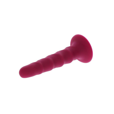 Get Real - Ribbed Dong 12 cm Rot