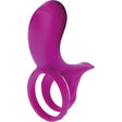 Penisring Paar-Stimulatorring Fuchsia